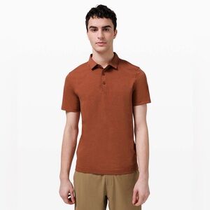 Lululemon Evolution Polo Dark Terracotta size Medium